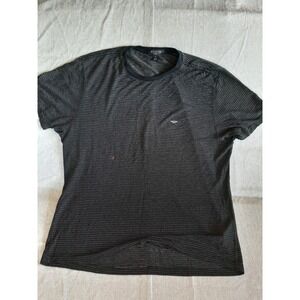 Aviator Men's Medium Stripe Embroider Logo T-Shirt S/S Round Neck‎ Viscose Blend
